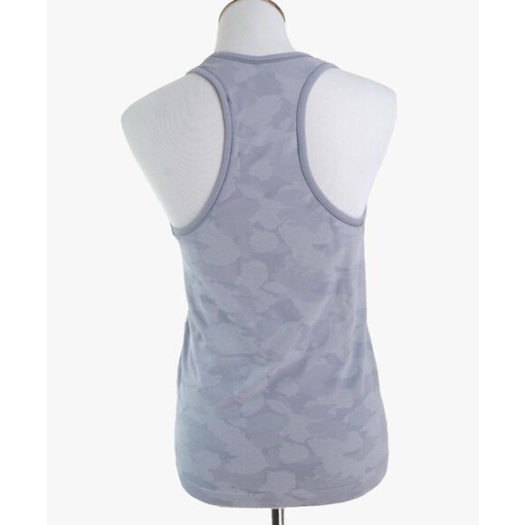 Athleta Size M Speedlight Tank Top Racerback Light Gray Camo*as is* - Picture 5 of 11